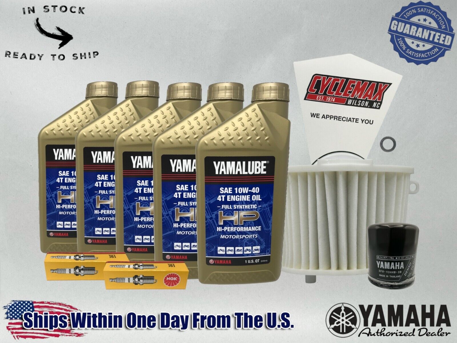 Cyclemax Full-Syn Yamalube Tune-Up Kit fits 1999-2003 Yamaha ROAD STAR XV1600