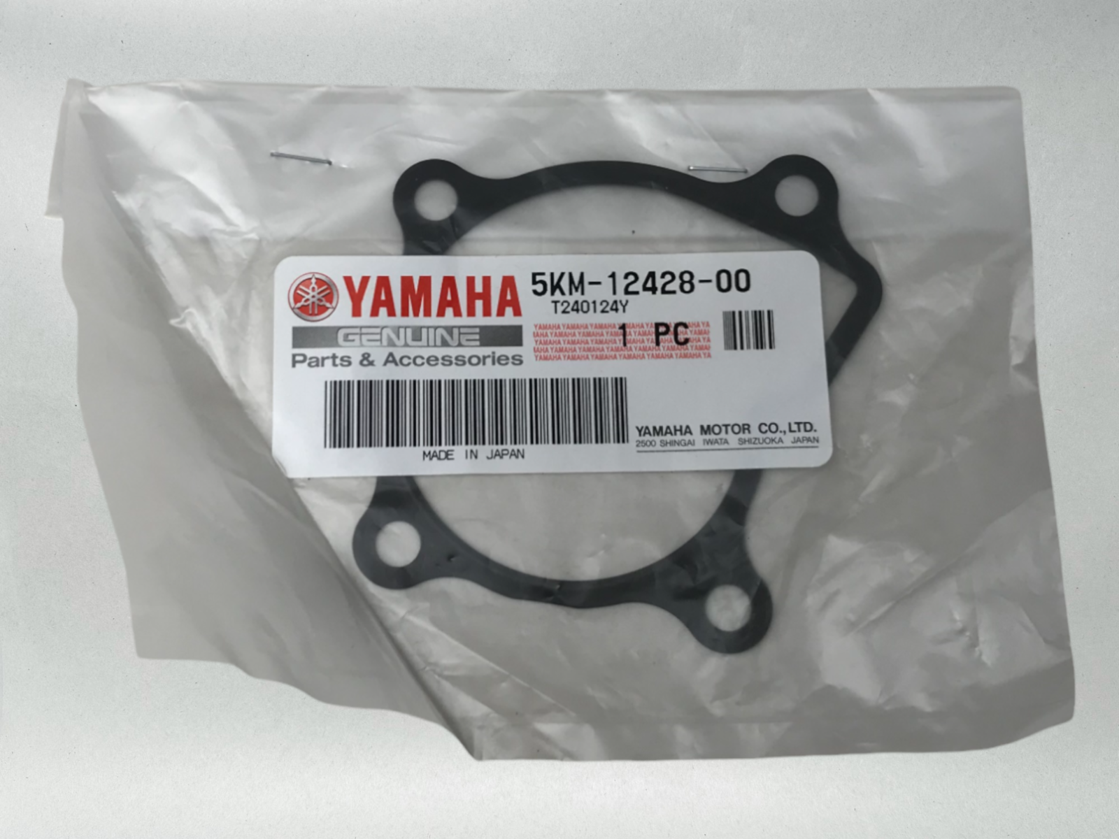 Yamaha Genuine OEM Authentic Rwater Pump Cover Gasket 5KM-12428-00-00