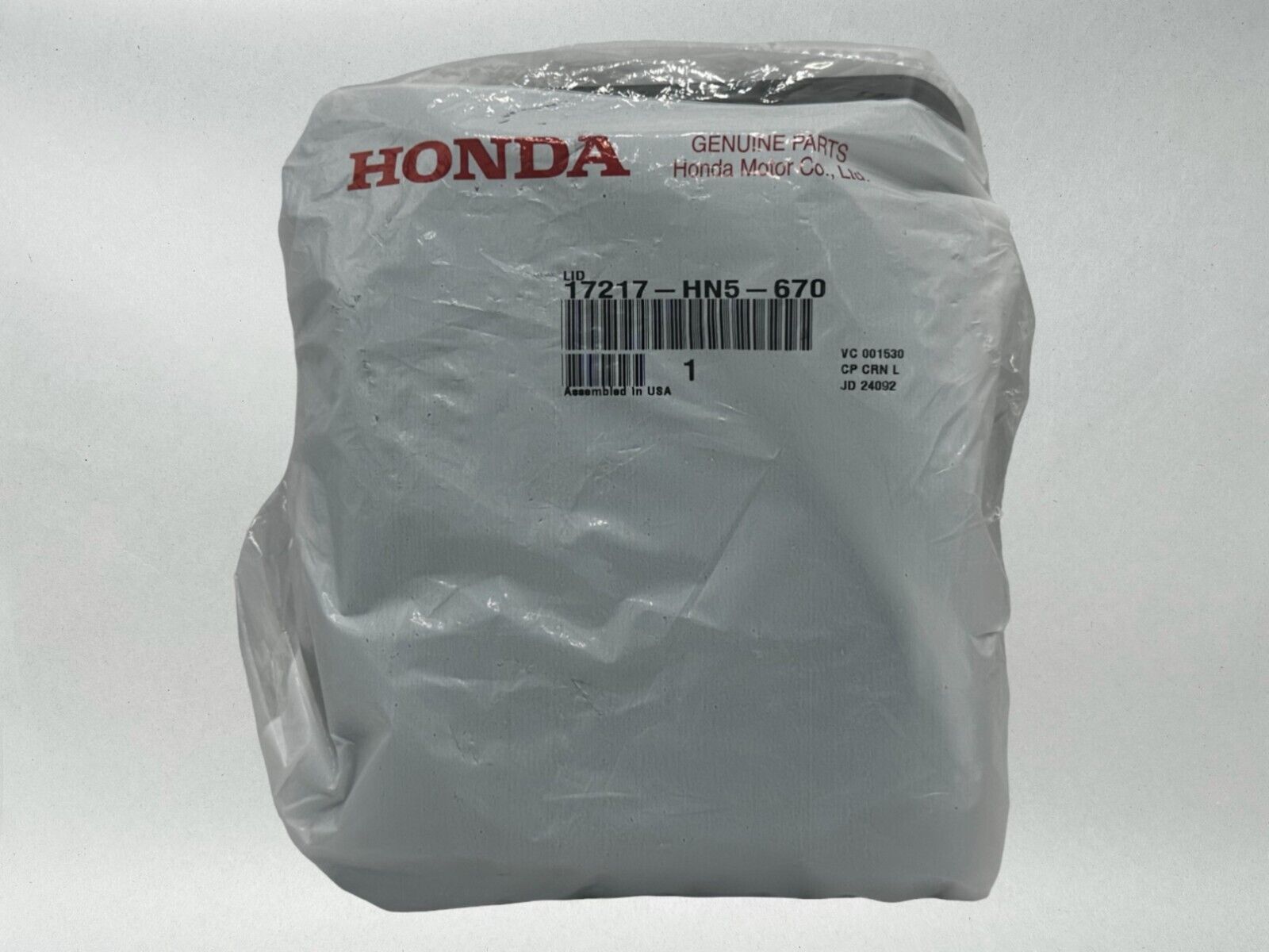 Honda Genuine OEM Authentic Lid 17217-HP1-900