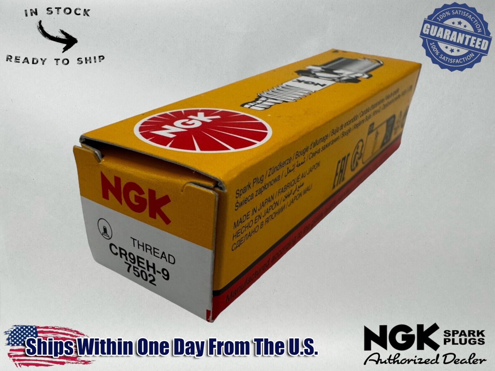 NGK Genuine OEM Authentic Spark Plug CR9EH-9