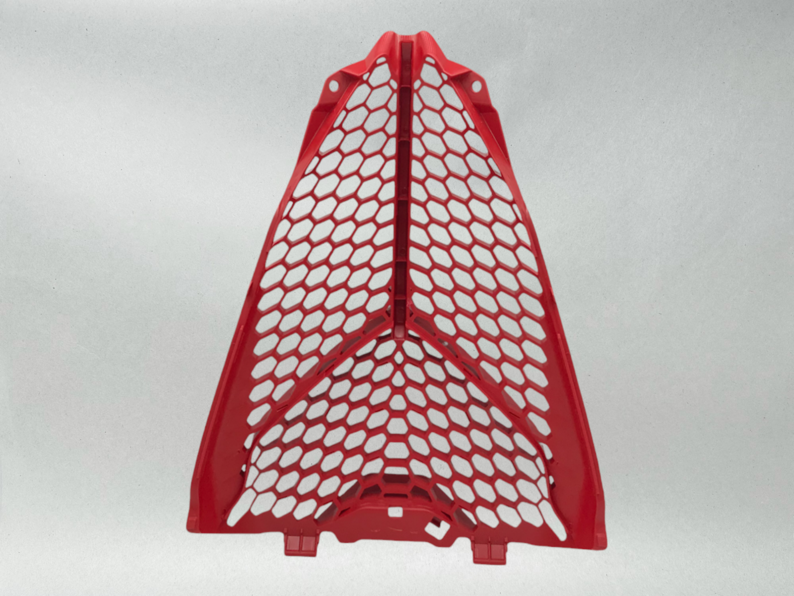 Yamaha OEM 2013-23 RAPTOR 700 GRILL RADIATOR GUARD RED PLASTIC 1PE-E2467-20 1