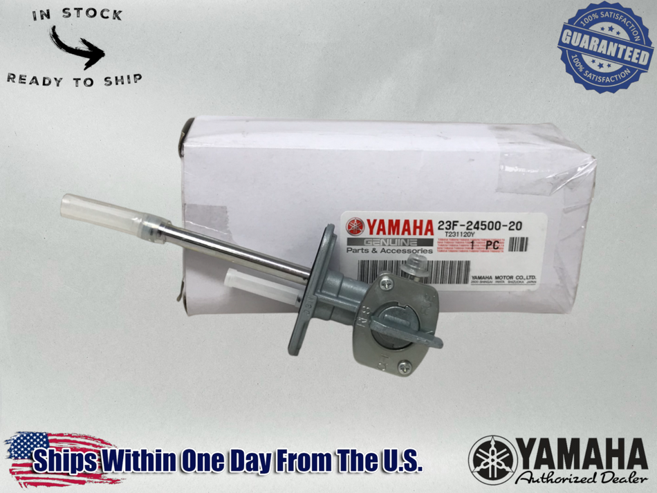 Yamaha OEM (87-21) TW200 TW 200 FUEL PETCOCK ON OFF GAS VALVE 23F-24500-20-00