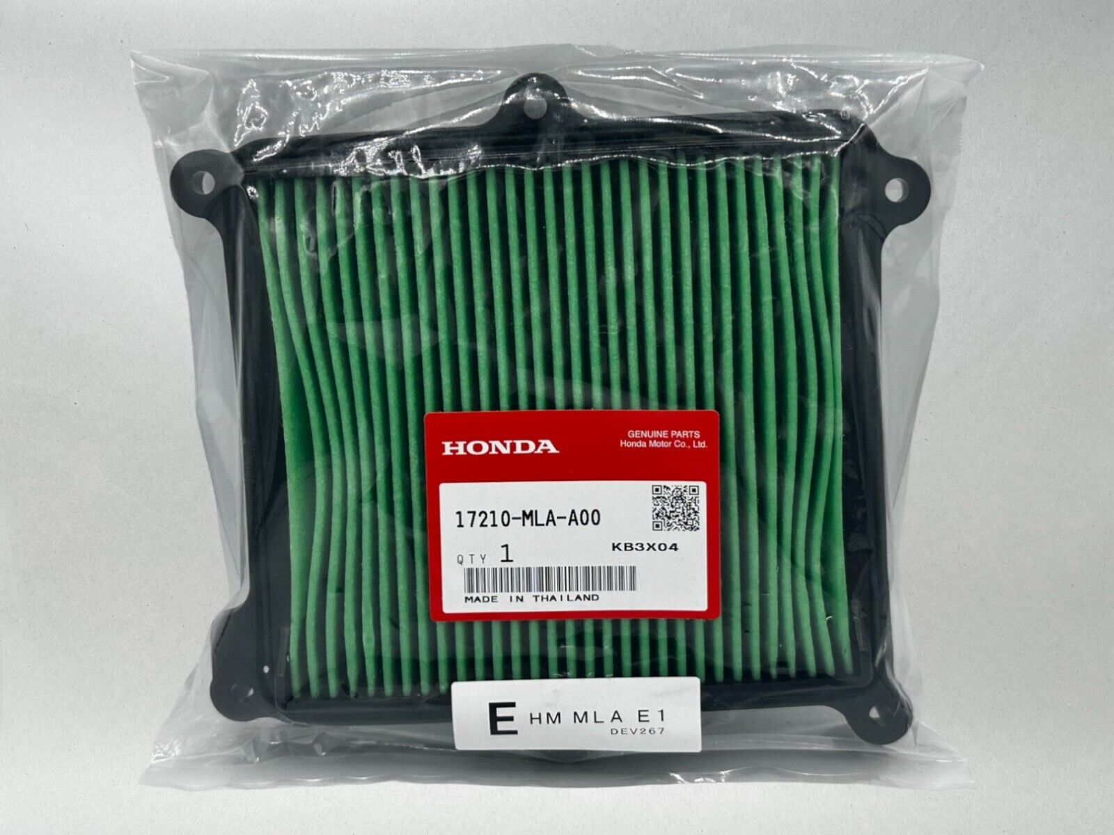 Honda Genuine OEM Authentic Air Filter 17210-MLA-A00