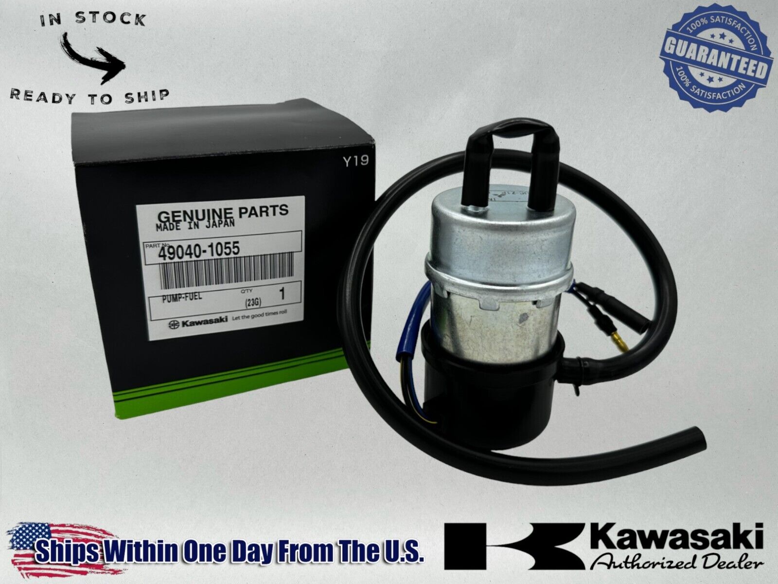 Kawasaki Genuine OEM Authentic Fuel Pump 49040-1055