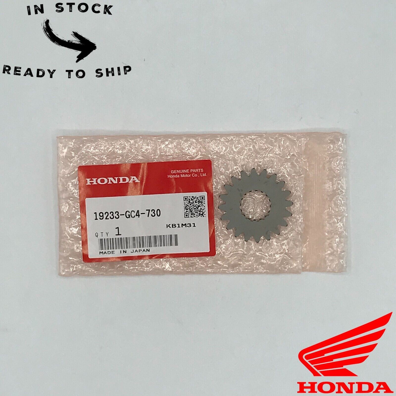 Genuine OEM Honda Water Pump Drive 19233-GC4-730