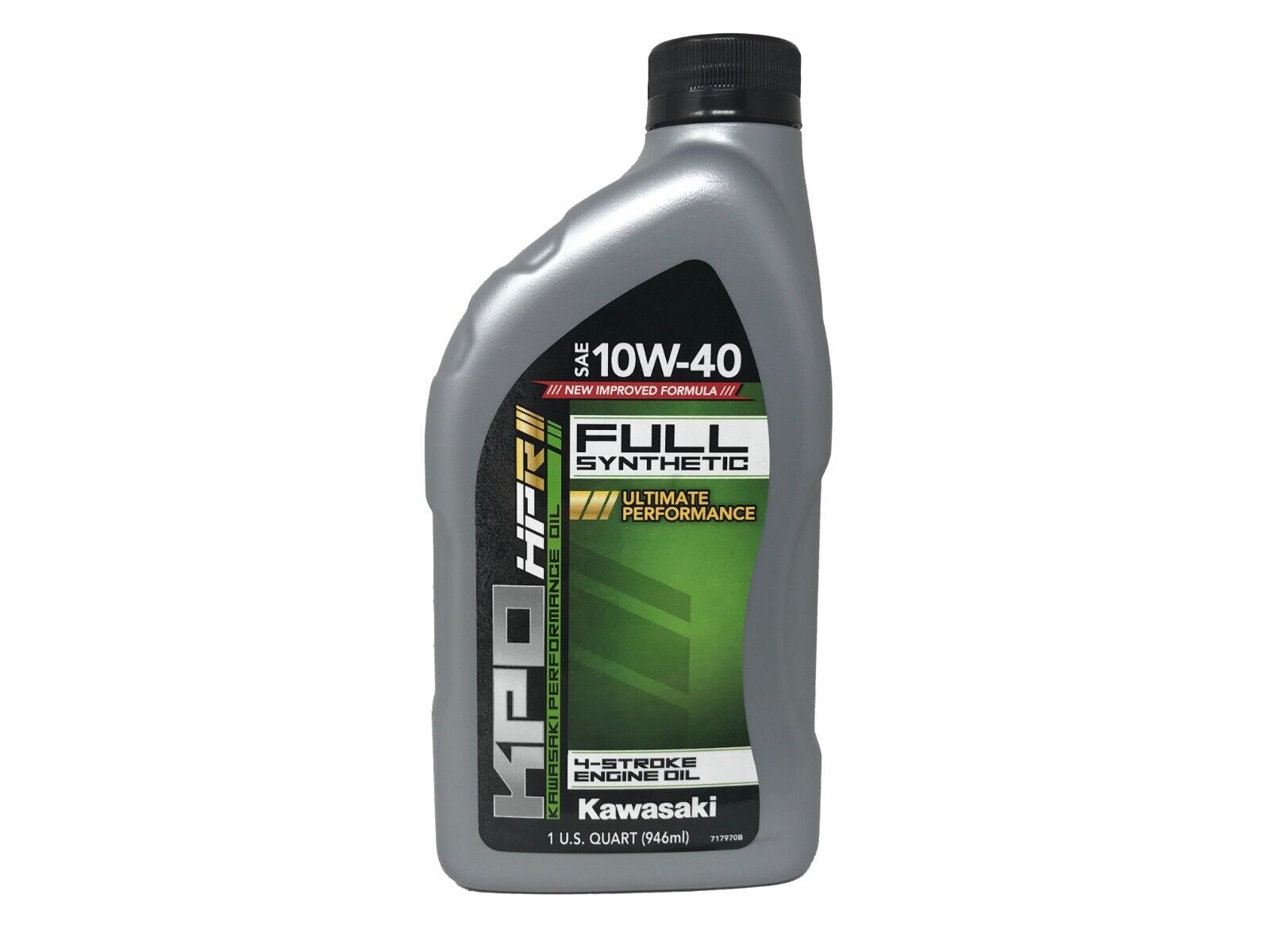 Kawasaki Genuine OEM KPO Full Synthetic 10W-40 Oil Quart K61021-500-01Q - 4 Pack