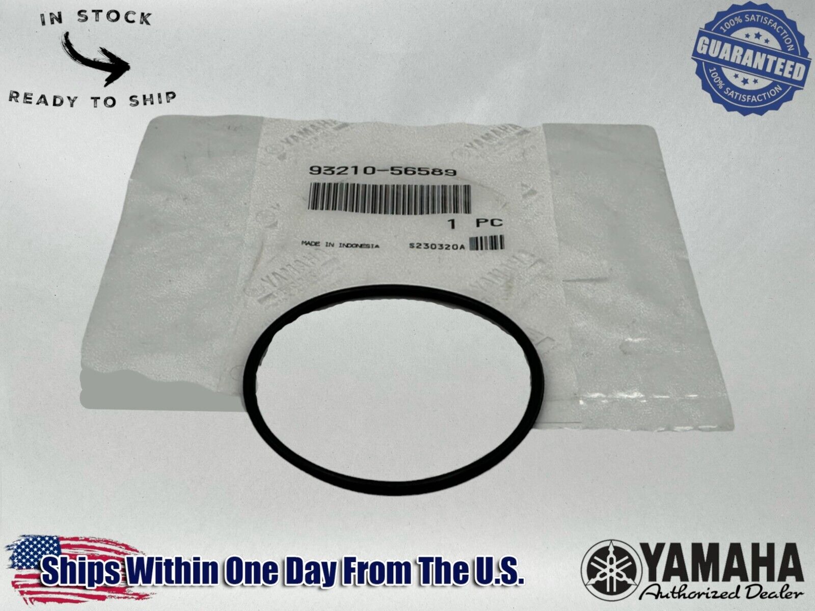 Yamaha Genuine OEM Authentic O-Ring  93210-56589-00