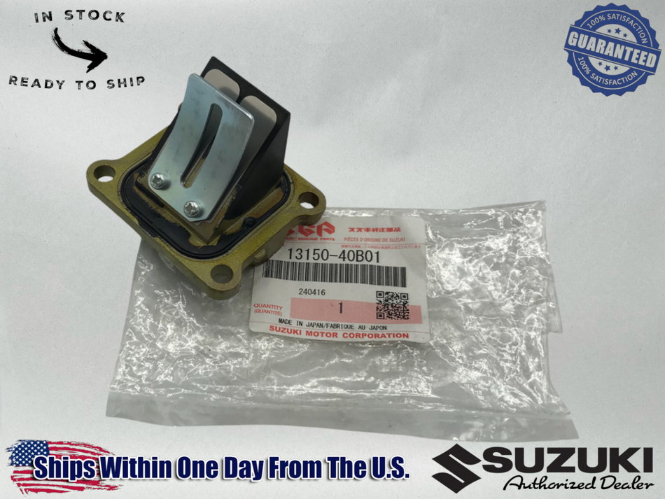 Suzuki OEM 1987-06 LT80 LT 80 QUADSPORT ATV REED VALVE ASSEMBLE 13150-40B01
