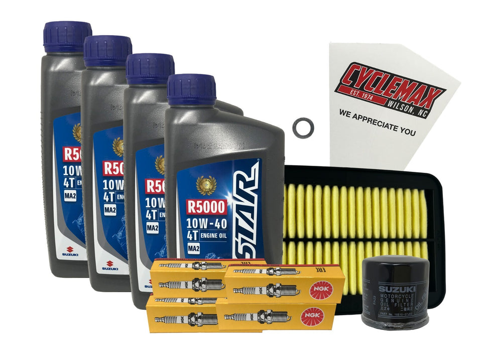 Suzuki Ecstar Standard Tune-Up Kit for 2007-2011 GSX-1250 with Spark Plugs