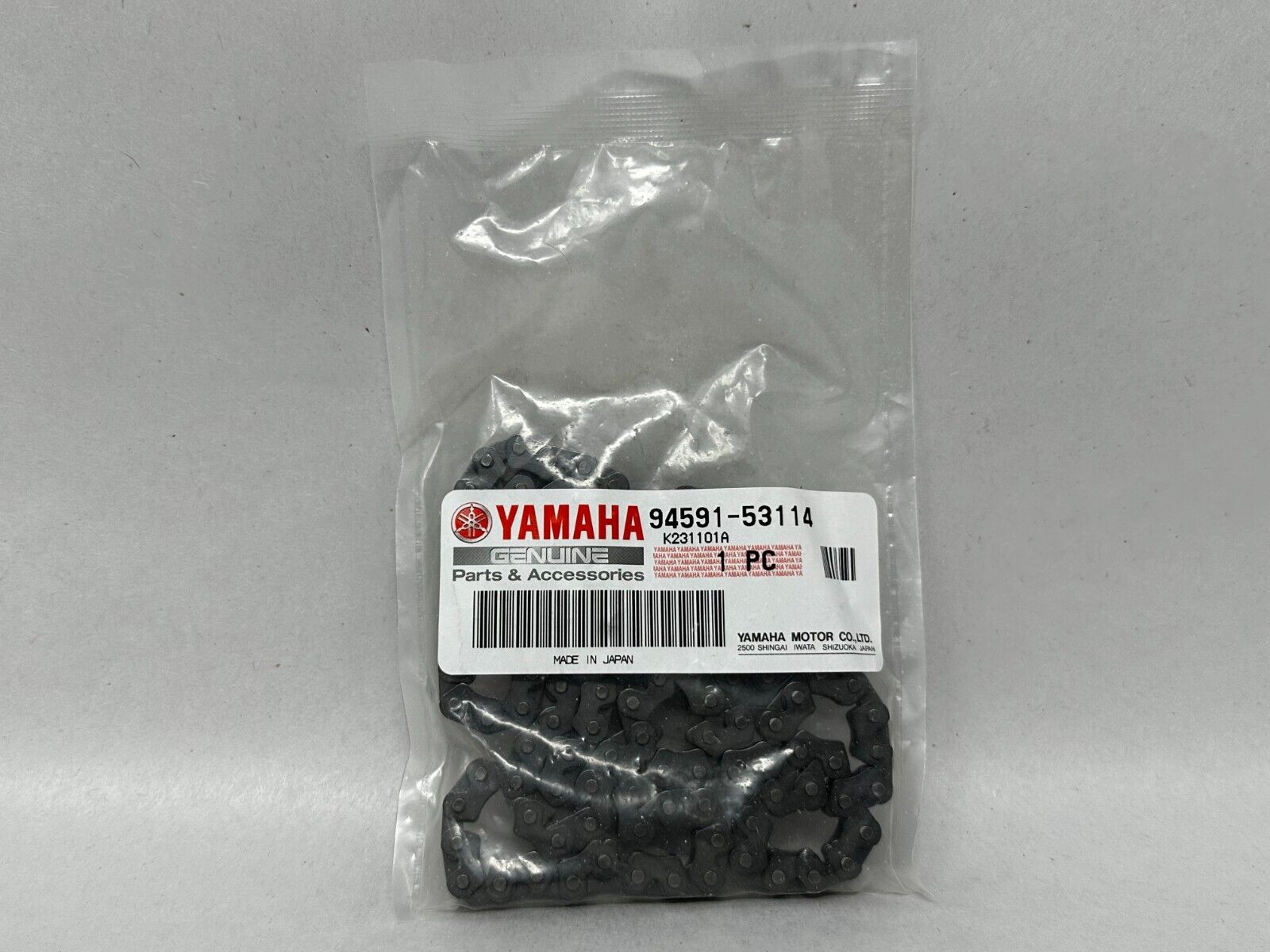 Yamaha Genuine OEM Authentic Chain 94591-53114-00