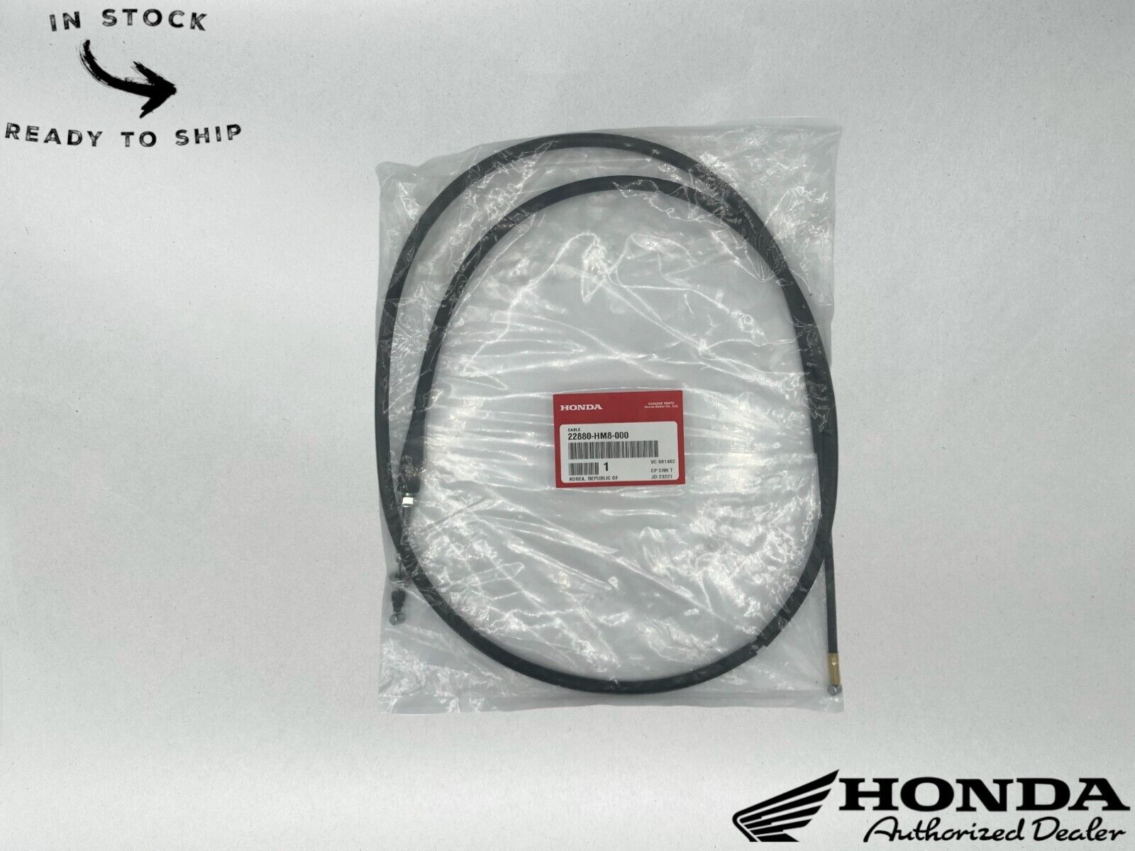 Honda Genuine OEM Cable 22880-HM8-000