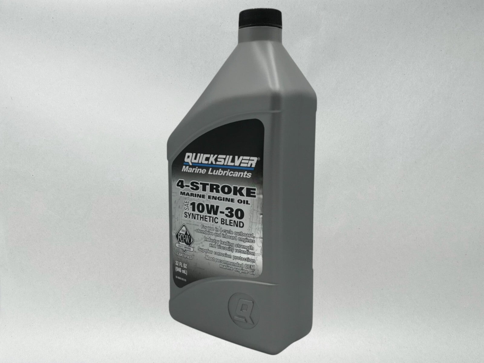 Quicksilver OEM Semi Synthetic 10W30 Marine Oil Quarts 92-8M0142135 3 Pack