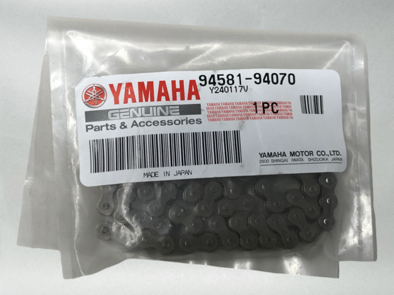 Yamaha Genuine OEM Authentic  Oil Pump Chain  94581-94070-00