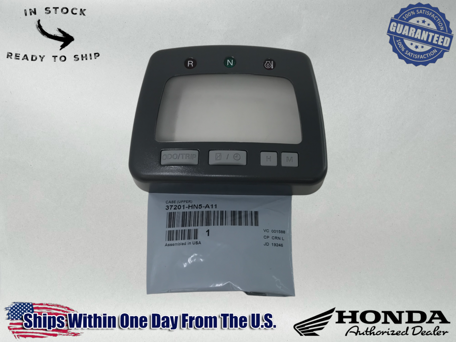 Honda OEM Meter Case Dash TRX450 ES Foreman Speedometer 37201-HN5-A11