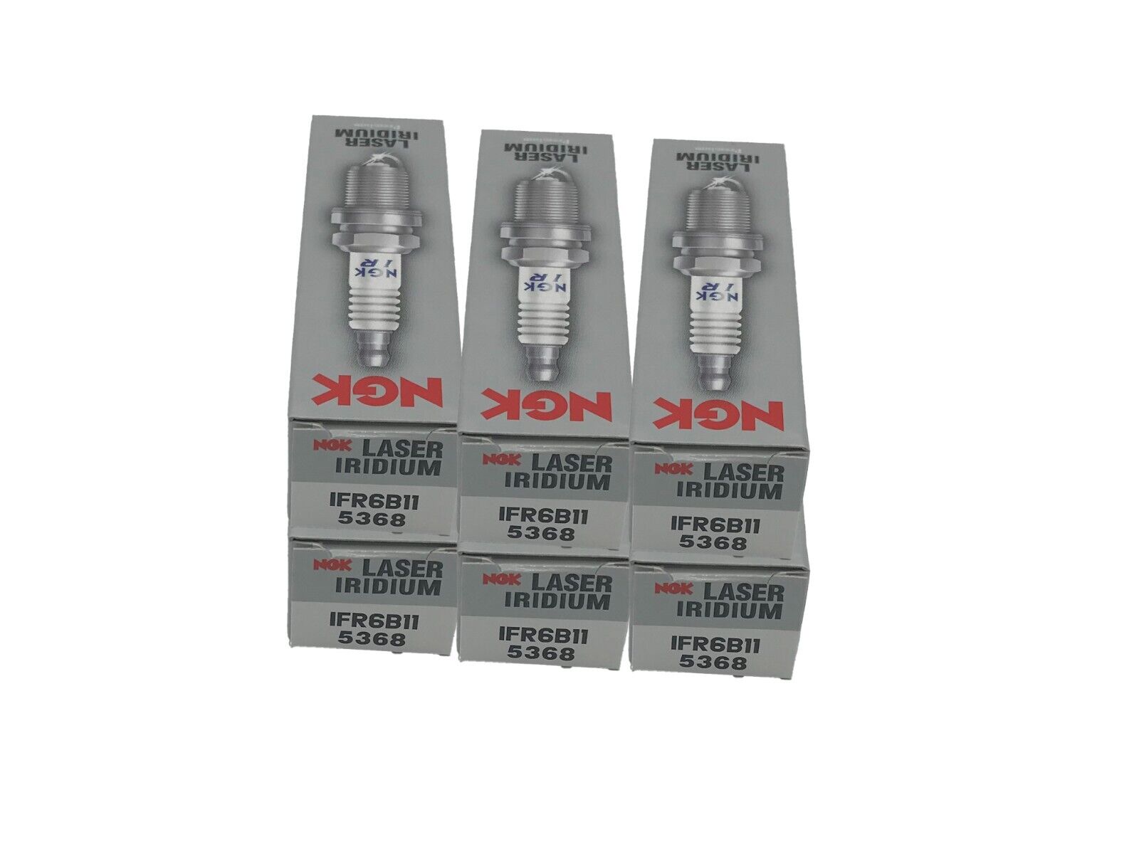 NGK IFR6B11 Laser Iridium Spark Plug-6 PACK