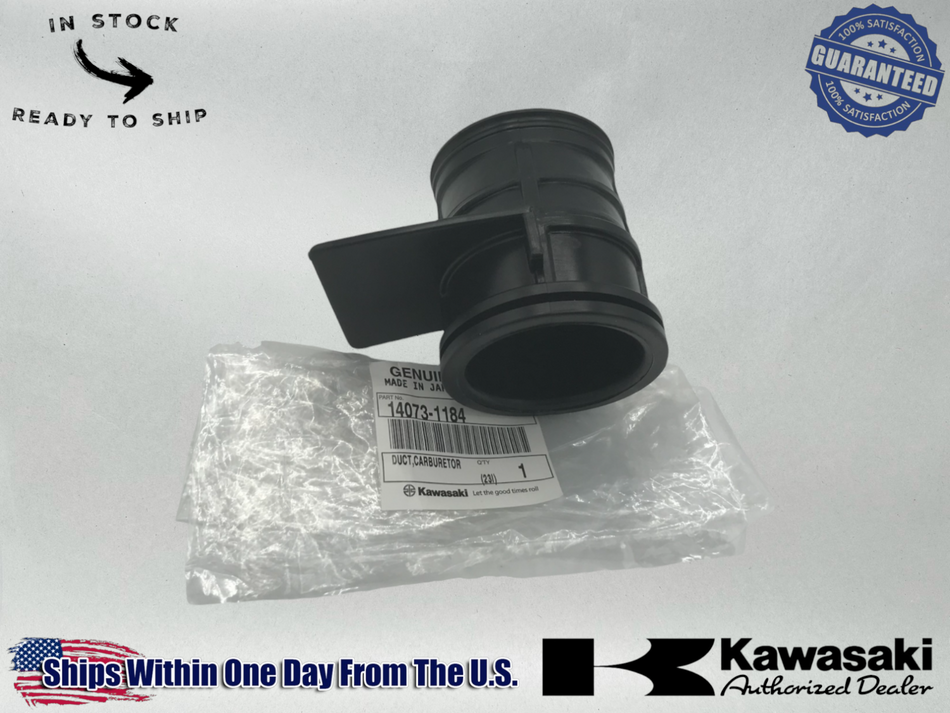 Kawasaki OEM Carburetor Duct 14073-1184 / (15-25)Mule PRO-FXT, PRO-FX