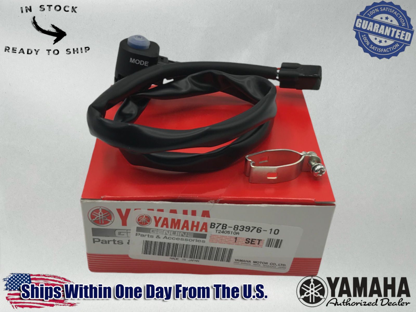 Yamaha Genuine OEM Authentic MAP CONTROL BUTTON SWITCH B7B-83976-10-00