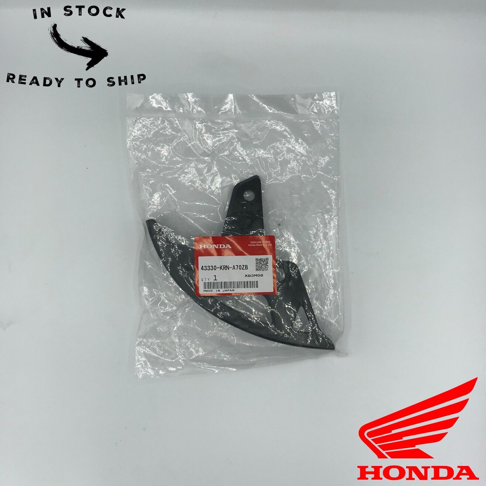 Genuine OEM Honda Rear Brake Disc Cover Guard 43330-KRN-A70ZB