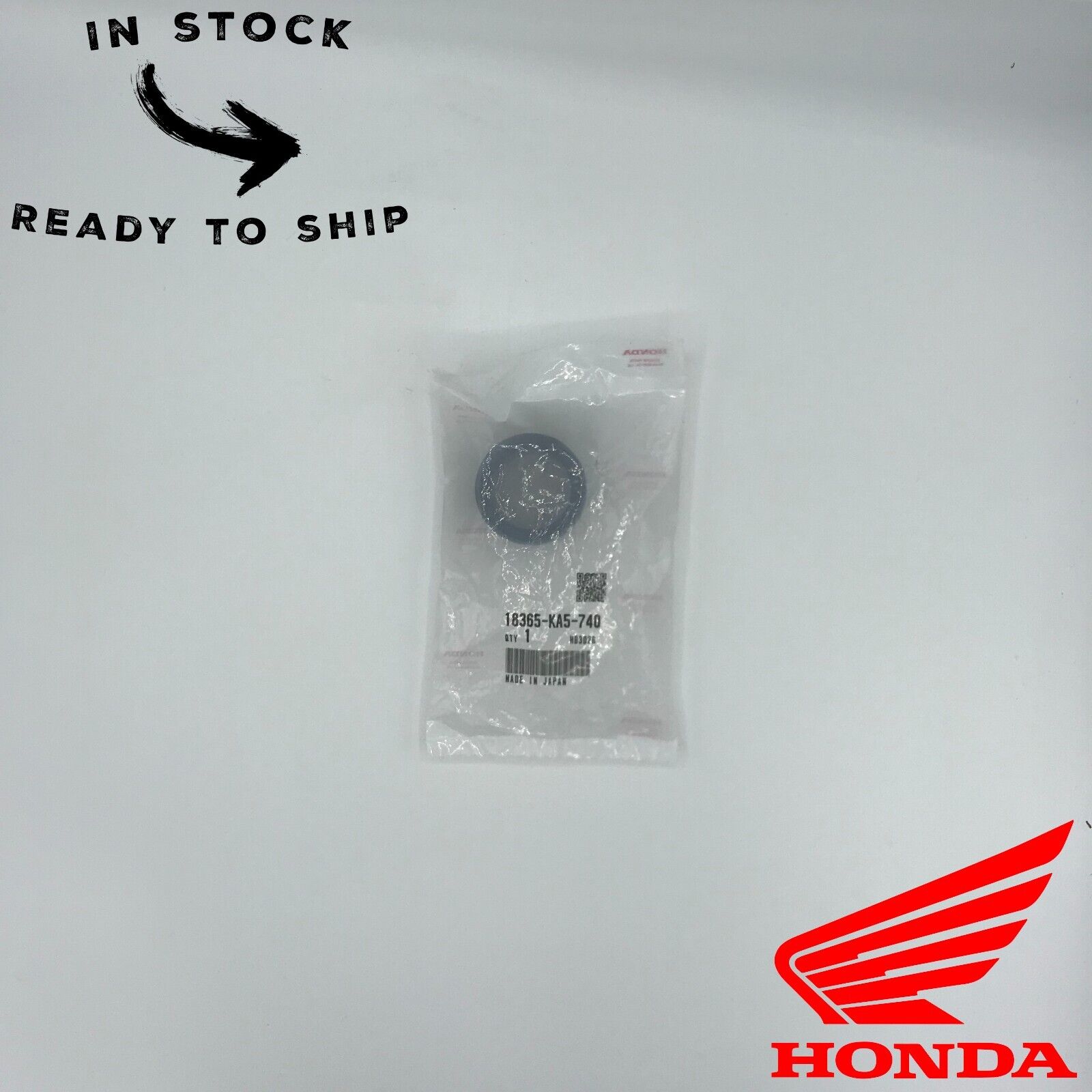 Genuine OEM Honda Muffler Gasket Rubber Flange 18365-KA5-740