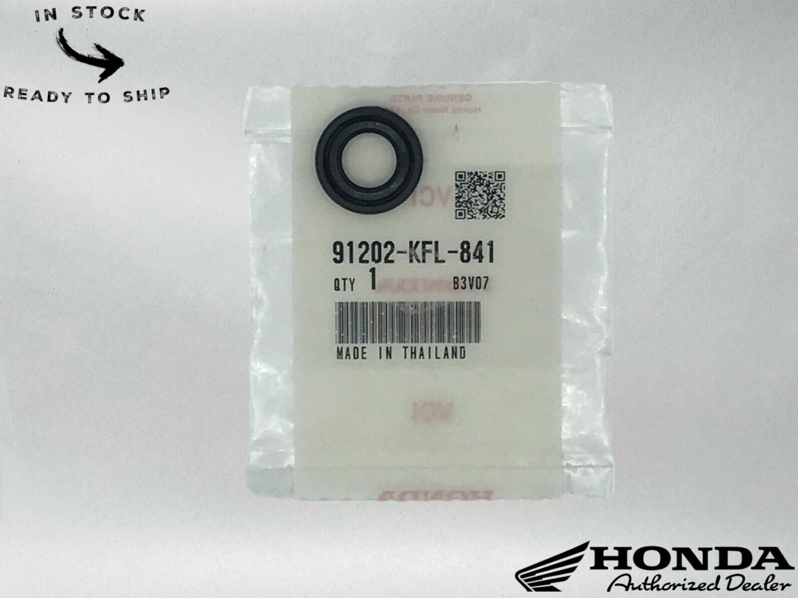 Honda Genuine OEM Oil Seal (13.8X24X5) 91202-KFL-841