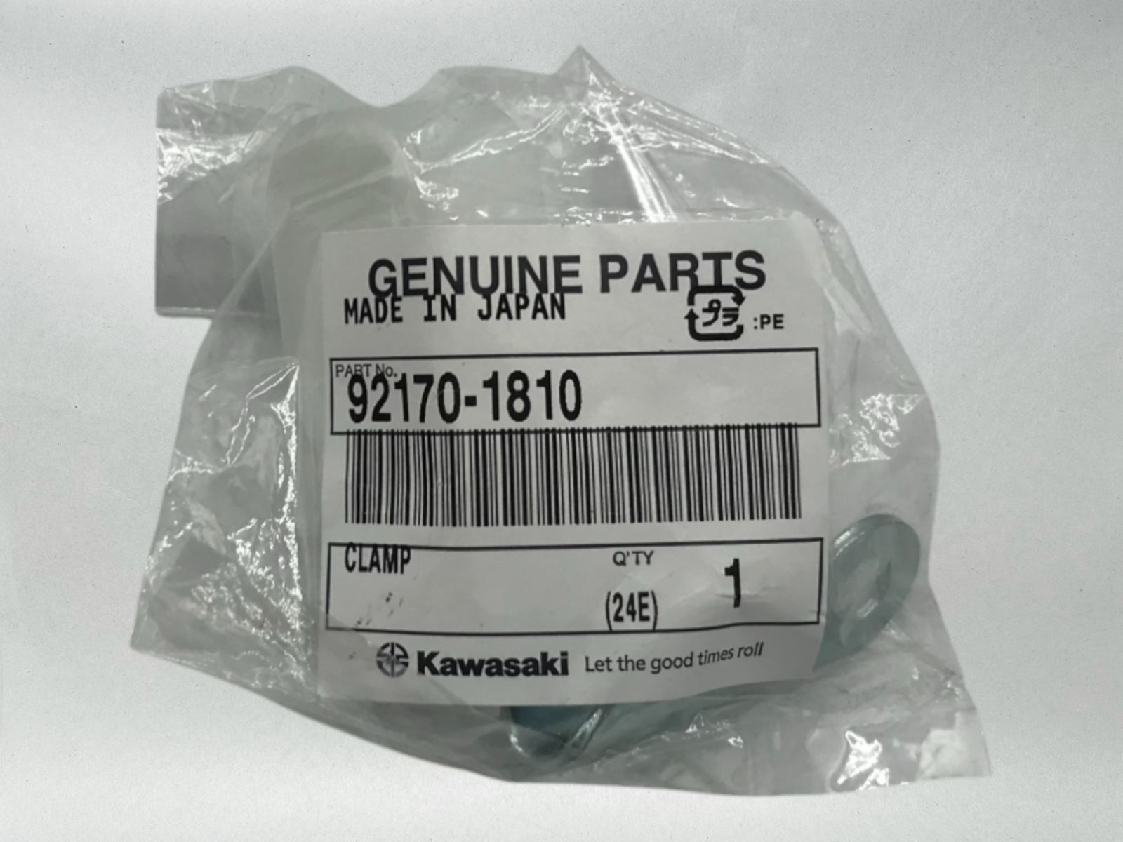 Kawasaki Genuine OEM Front Brake Hose Guide KX80, KX85, KX100, KX112 92170-1810