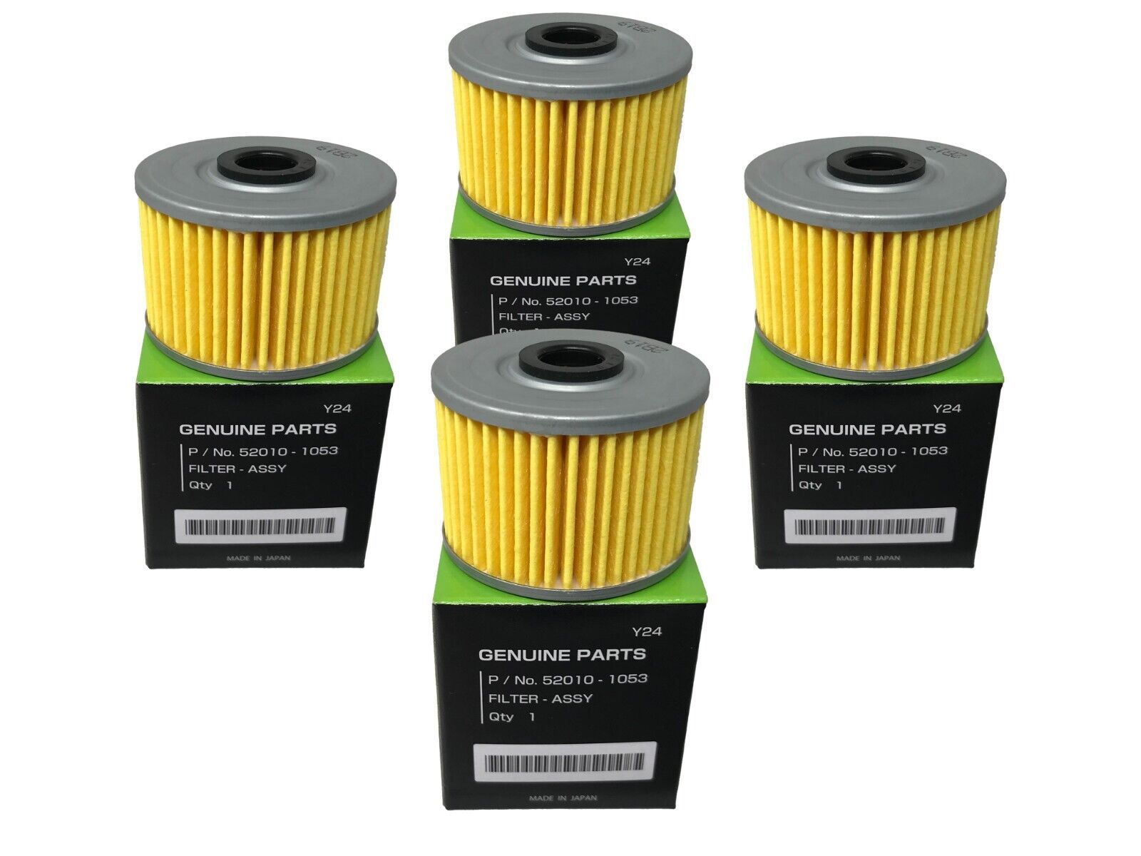  OEM Kawasaki KLX KFX KX 110 140 250 450 Oil Filter 52010-1053 4 PACK