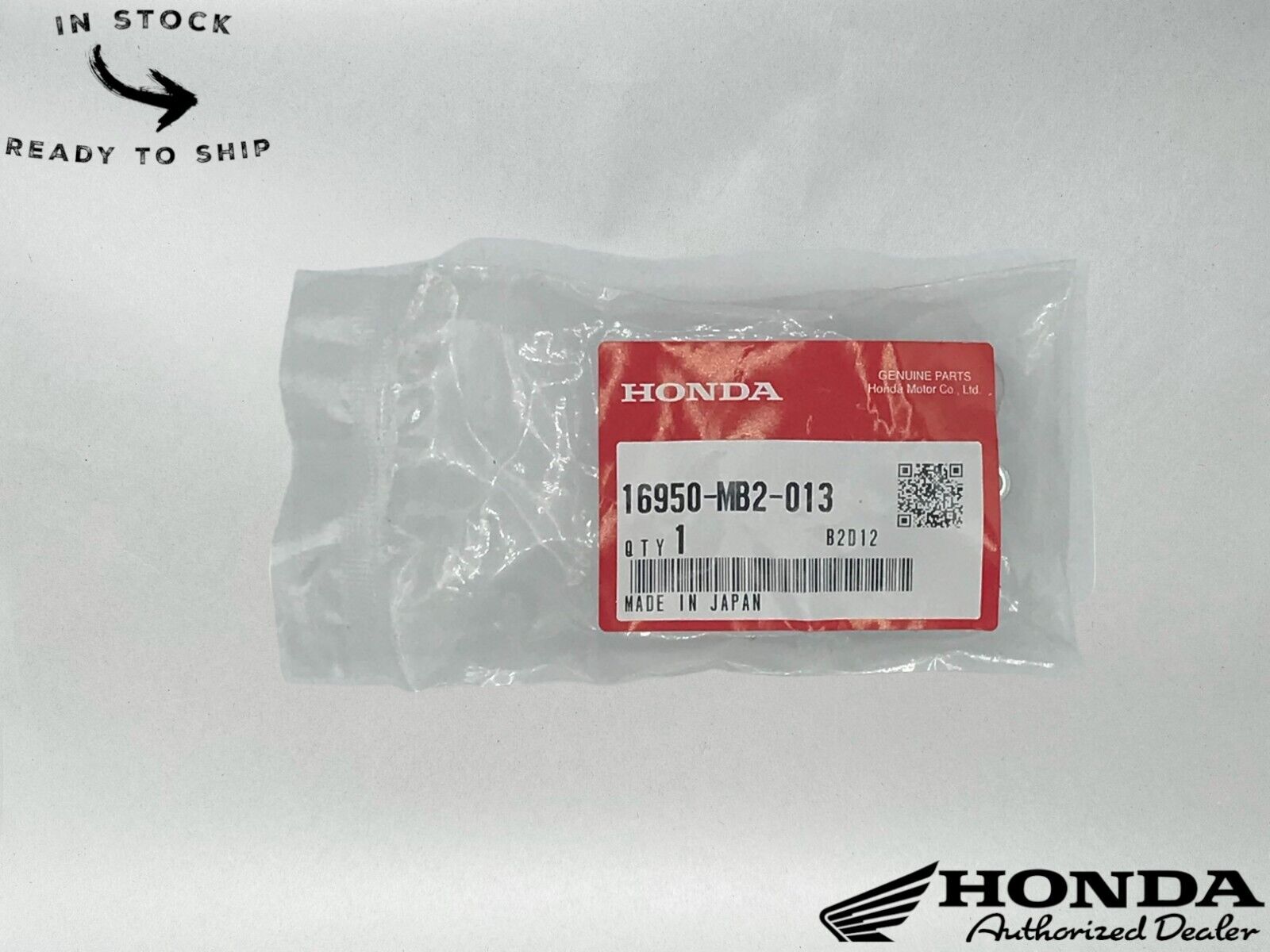 Honda Genuine OEM Fuel Tank Petcock Valve 16950-MB2-013