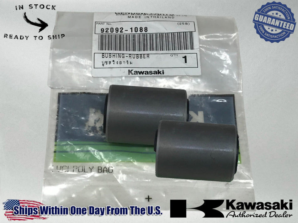 2 Kawasaki OEM KLX110 KLX 110L 2005-23 SWINGARM PIVOT BUSHINGS 92092-1088