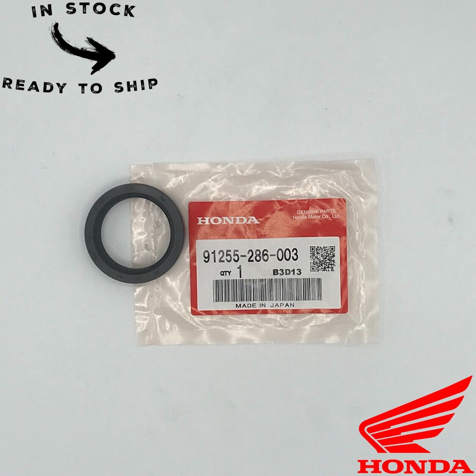 Genuine OEM Honda Fork Seal 91255-286-003