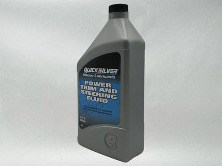 Quicksilver OEM Power Trim & Steering Fluid Quarts 92-858075Q01 4 Pack