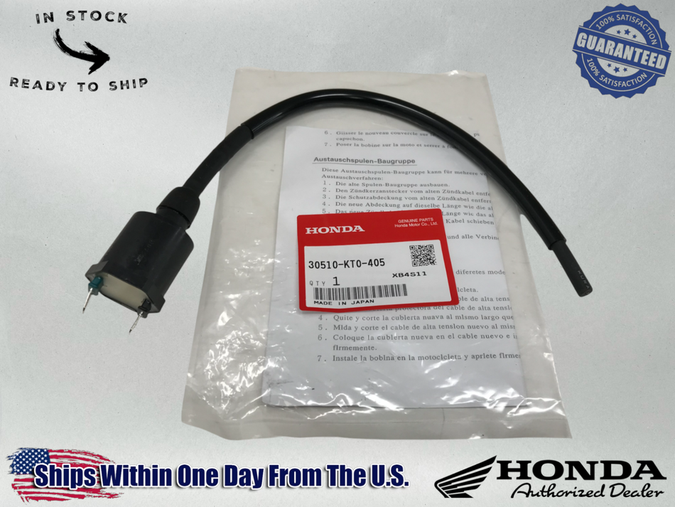 Honda OEM Ignition Coil TRX 70 125 250R 250 R 350 ATC 110 200X 30510-KT0-405