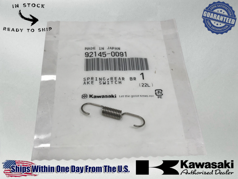 Kawasaki OEM Rear Brake Switch Spring Multi-Fit Ninja ZX6 ZX10 92145-0091
