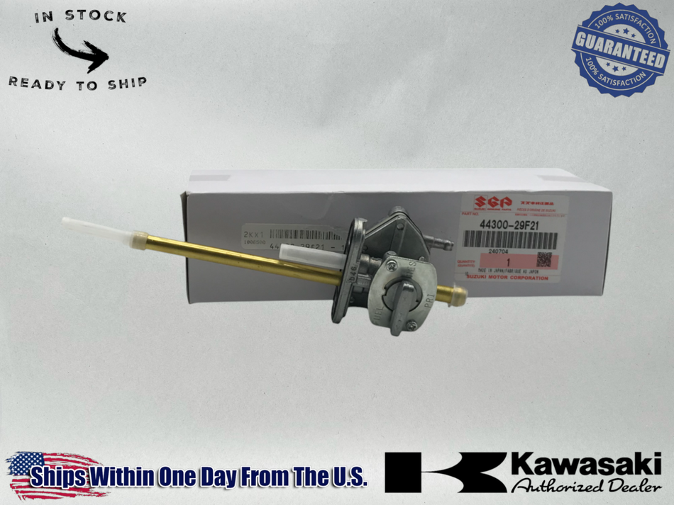 Suzuki OEM 2000-23 DRZ400S DRZ400SM FUEL PETCOCK ON OFF VALVE 44300-29F21