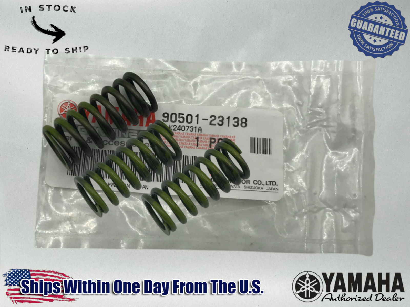 Yamaha Genuine OEM Authentic 3 Banshee Clutch Spring Kit 90501-23138-00