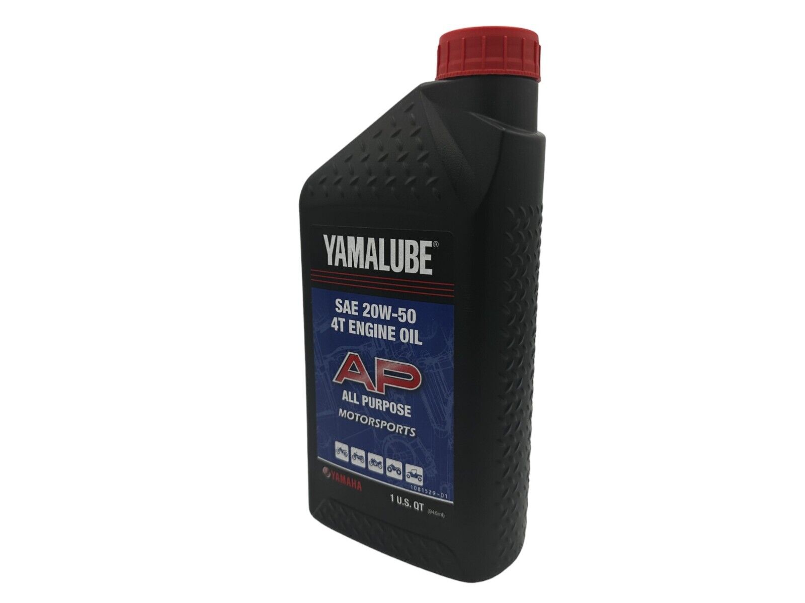 Yamaha Genuine OEM SAE 20W-50 4T Engine Oil LUB-20W50-AP-12 - 2 Pack