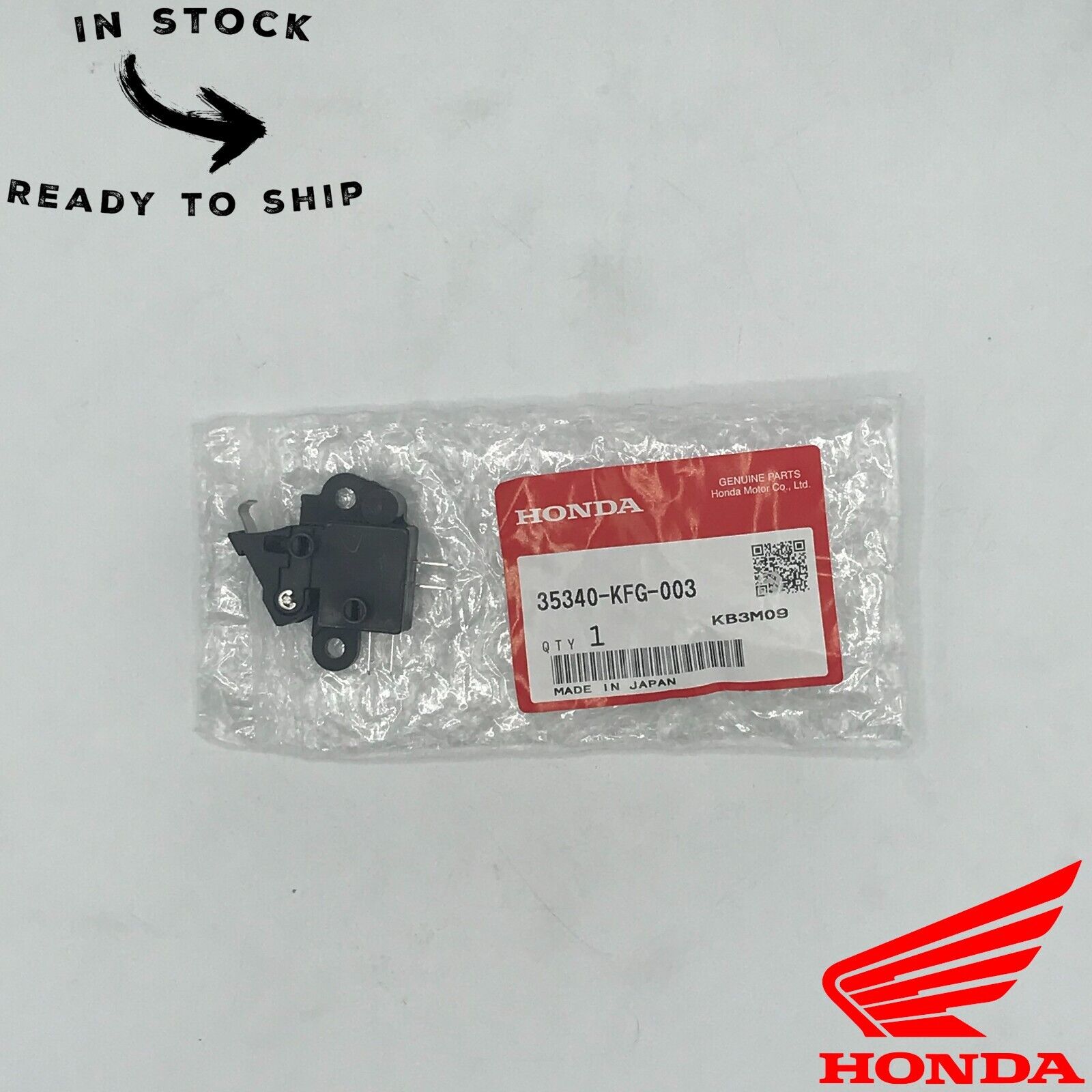 Genuine OEM Honda Rear Brake Stop Switch 35340-KFG-003