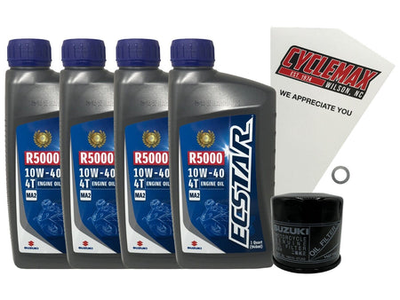 Cyclemax OEM Standard Oil Change Kit fits 2008-2009 Suzuki VZR-1800 K8-K9