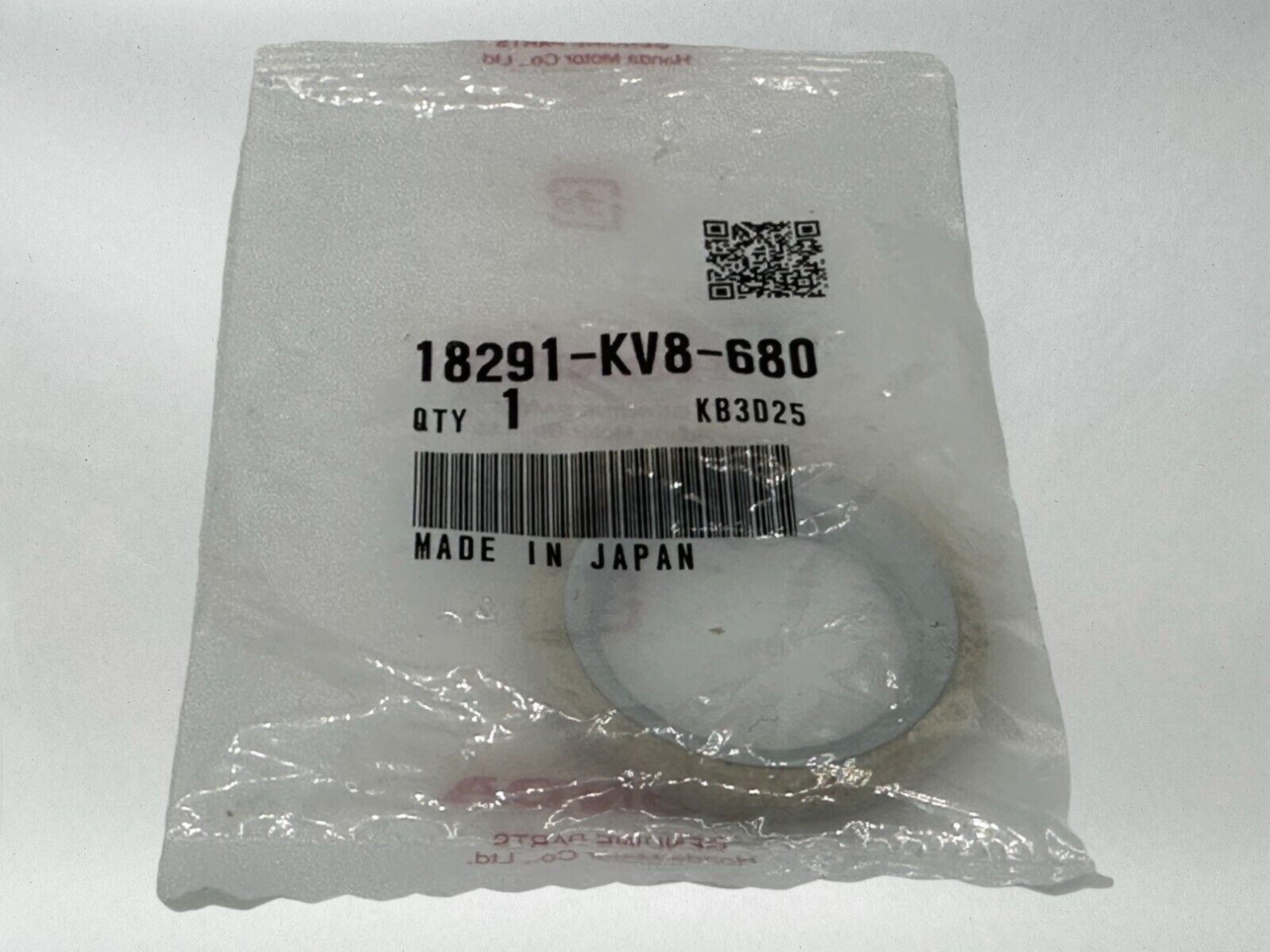 Honda Genuine OEM Authentic Exhaust Pipe Gasket 18291-KV8-680