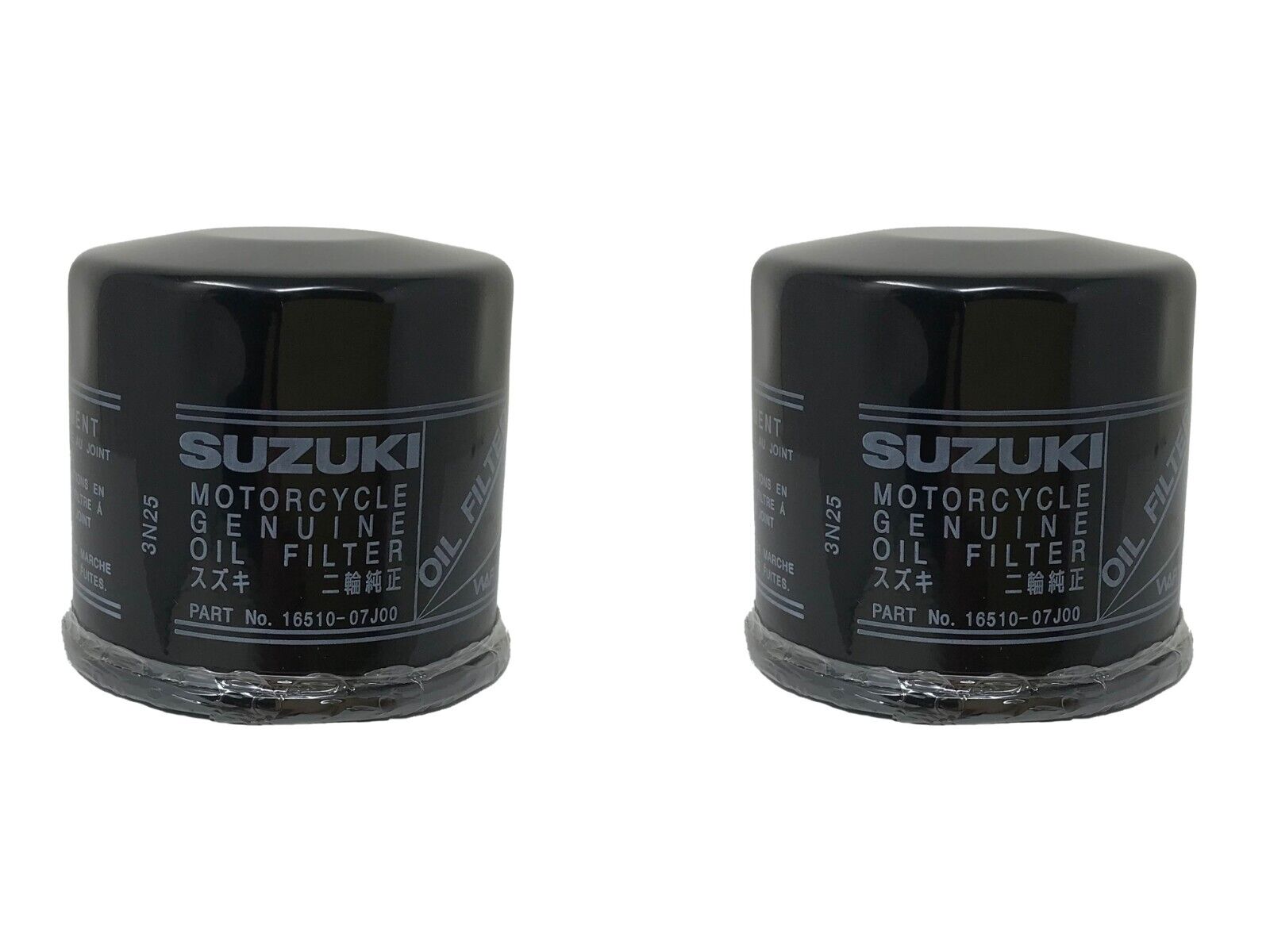 2 Pack Suzuki OEM Oil Filter 16510-07j00 