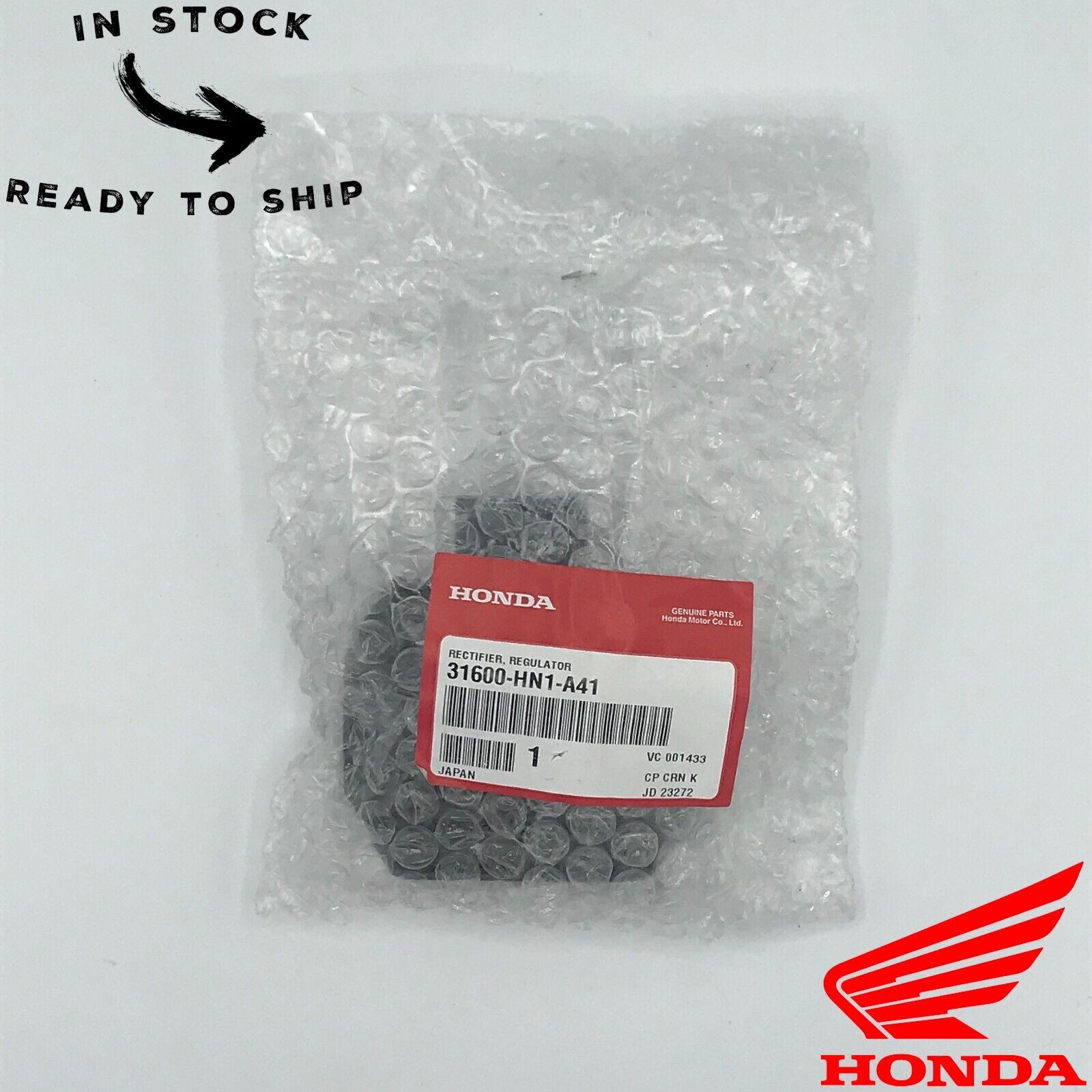 Genuine OEM Honda Voltage Rectifier Regulator 31600-HN1-A41