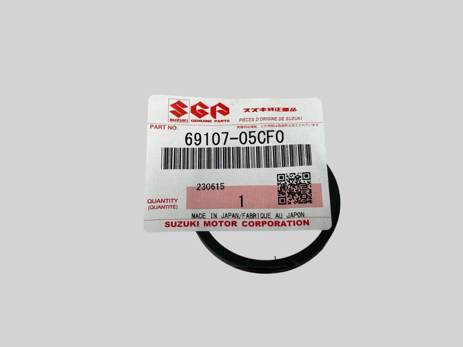 Suzuki Genuine OEM Piston Seal 69107-05CF0