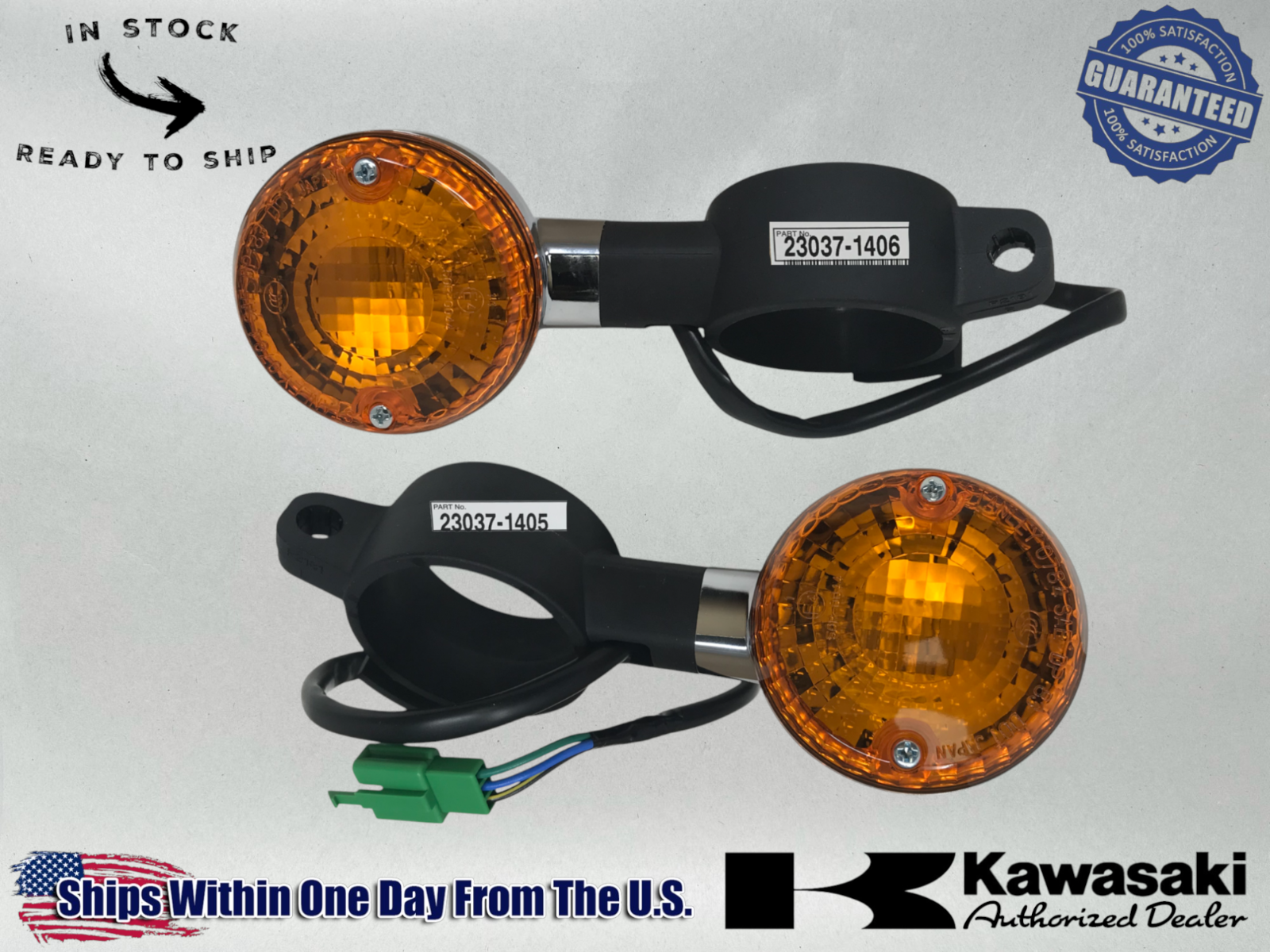 Kawasaki Genuine OEM Authentic VULCAN MEAN STREAK FT TURN SIGNAL RH & LH