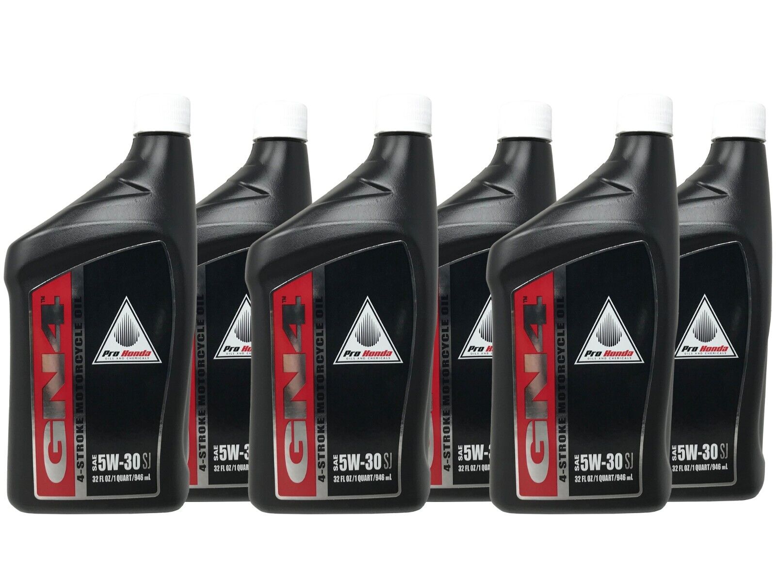 Honda Genuine OEM GN4 5W-30 Motorcycle Oil 08C35-A5201M02 - 6 Pack