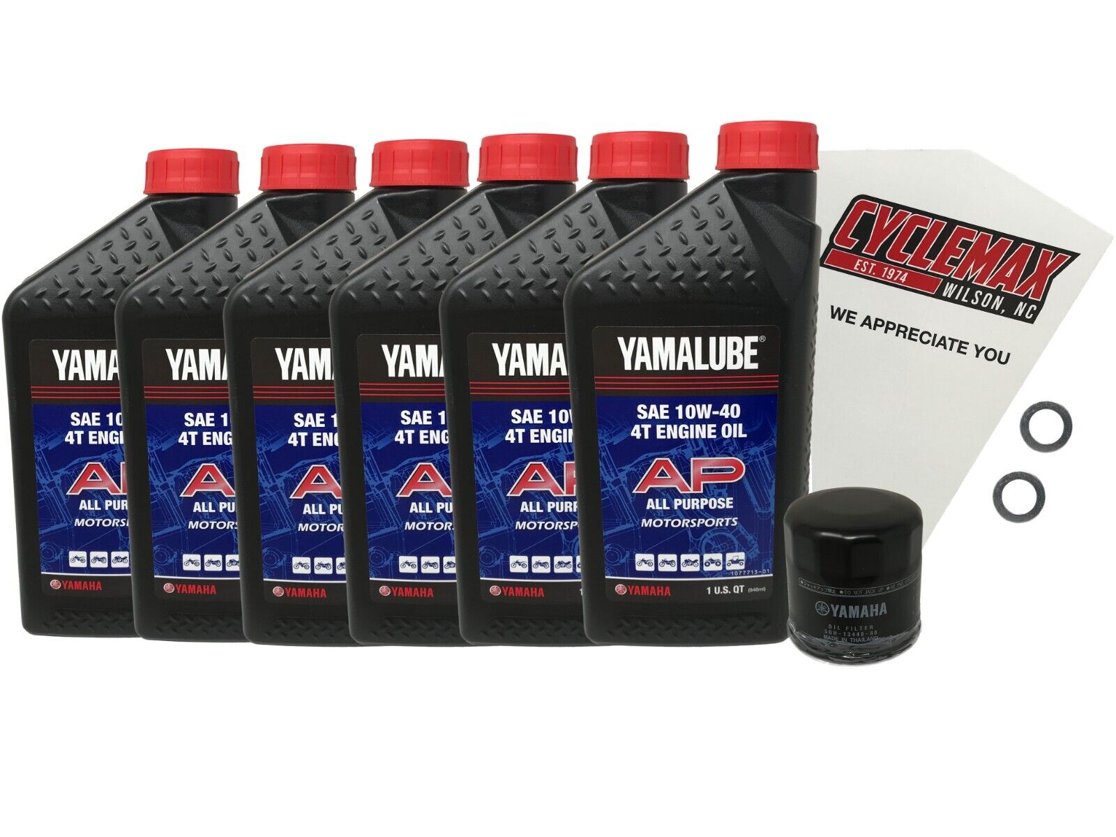 Cyclemax Genuine 2011-2017 Yamaha RAIDER XV1900 Oil Change Kit