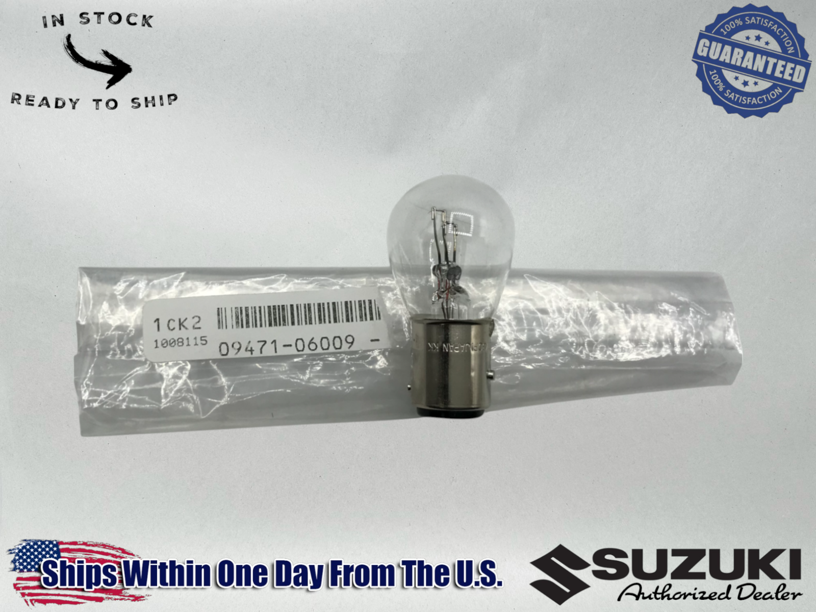 Suzuki Genuine OEM 6V TAIL LIGHT BULD TS250 TS125 TS185 RV90 09471-06009