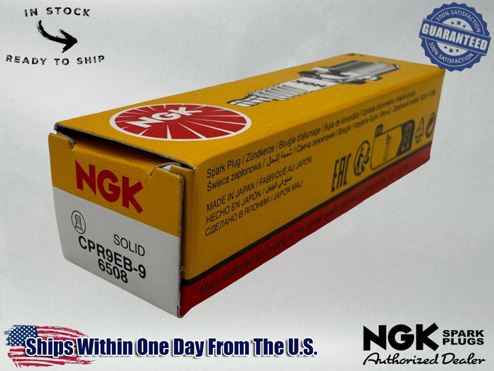 NGK Genuine OEM Authentic Spark Plug CPR9EB-9