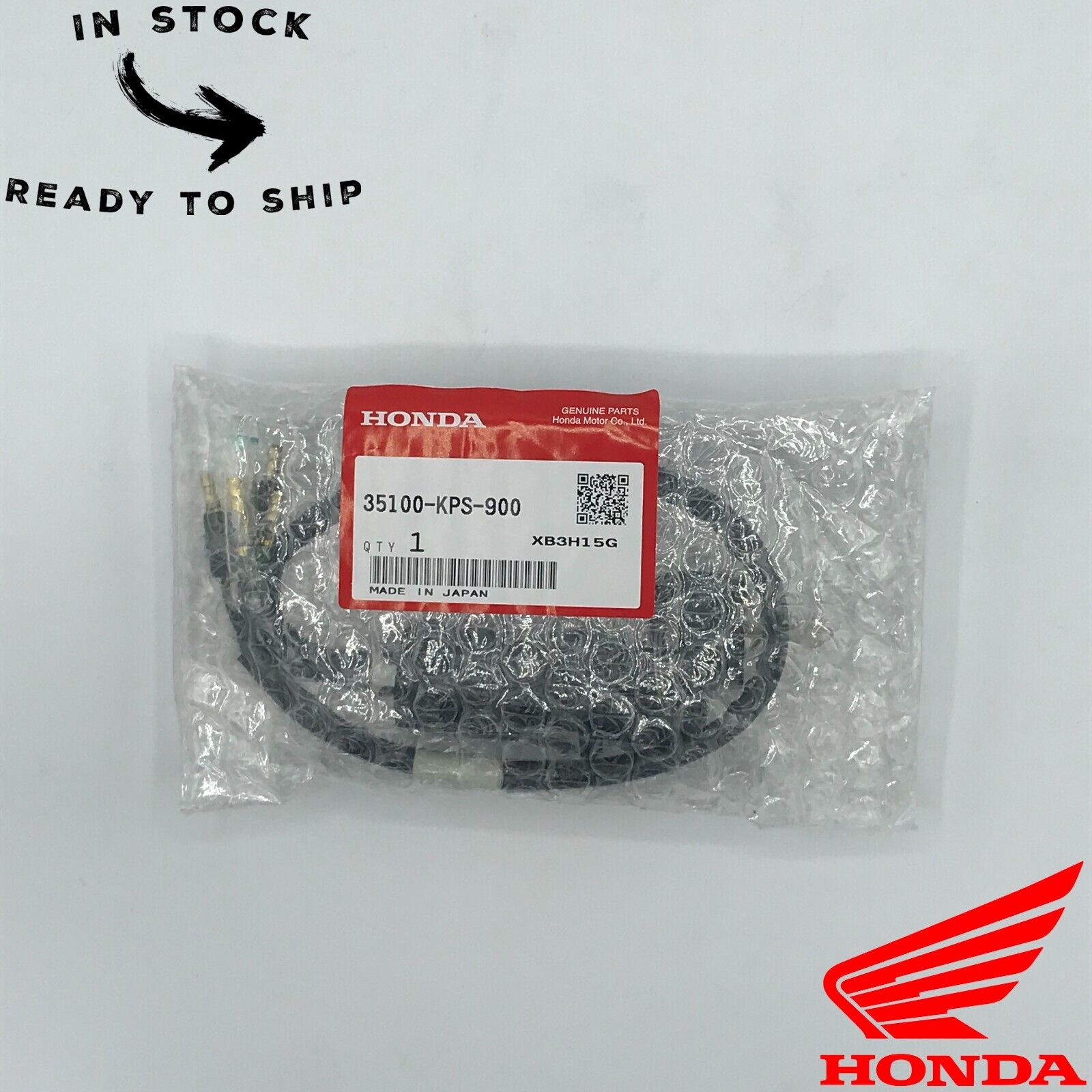 Genuine OEM Honda Ignition Key Switch 35100-KPS-900