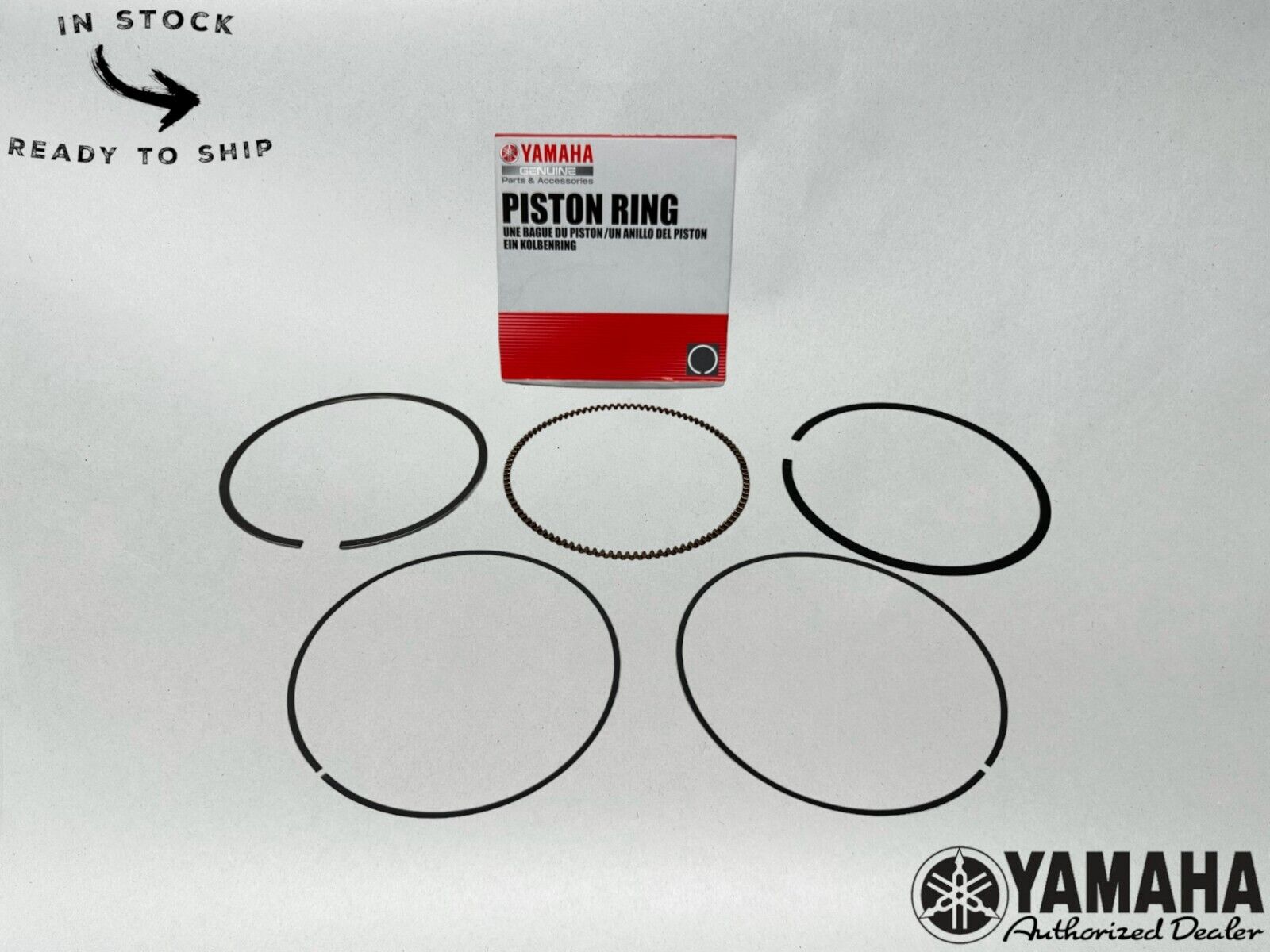 Yamaha Genuine OEM Piston Ring Set (Std) 2C6-11603-10-00