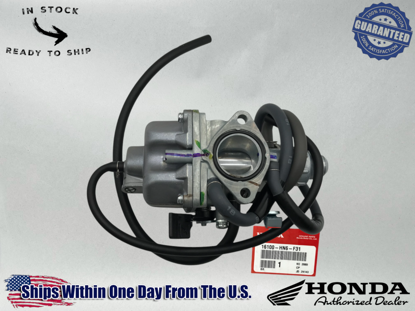 Honda Genuine OEM 16-23 TRX 250X CARBURETOR KEIHIN CARB TRX250 16100-HN6-F31