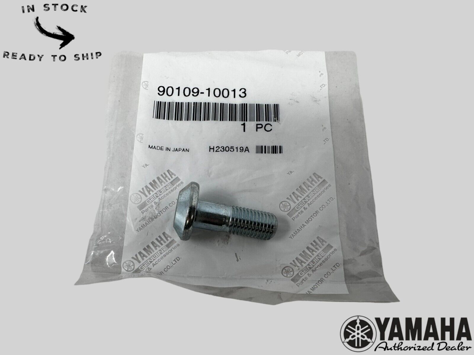 Yamaha Genuine OEM Authentic Bolt 90109-10013-00